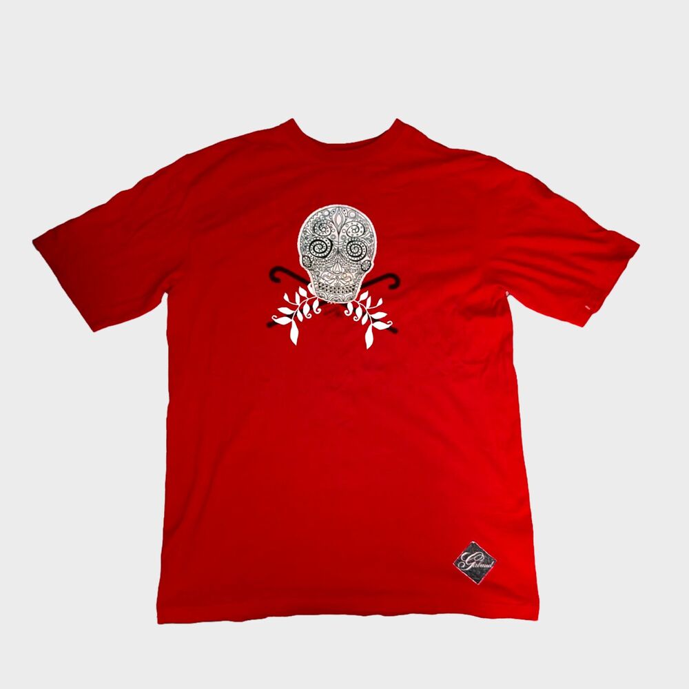 Vintage Marithe Francois Girbaud Tshirt Mens L Sugar Skull Y2K Streetwear 90s